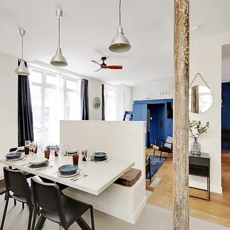 Authentic Loft - 2br 8p - Oberkampf * פריז